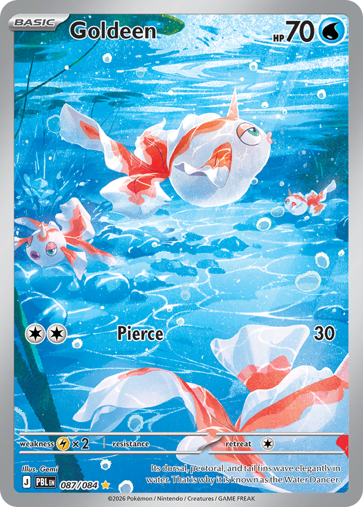 Gemi's Goldeen Illustration Rare Is the First Full Art Goldeen in 27 Years