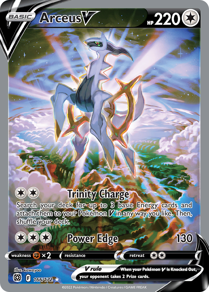 Arceus V alternate art by kawayoo, Brilliant Stars