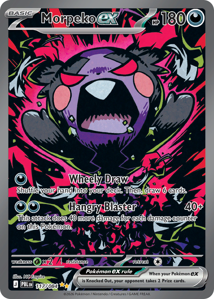 Morpeko ex Has the Funniest Special Illustration Rare in Pitch Black