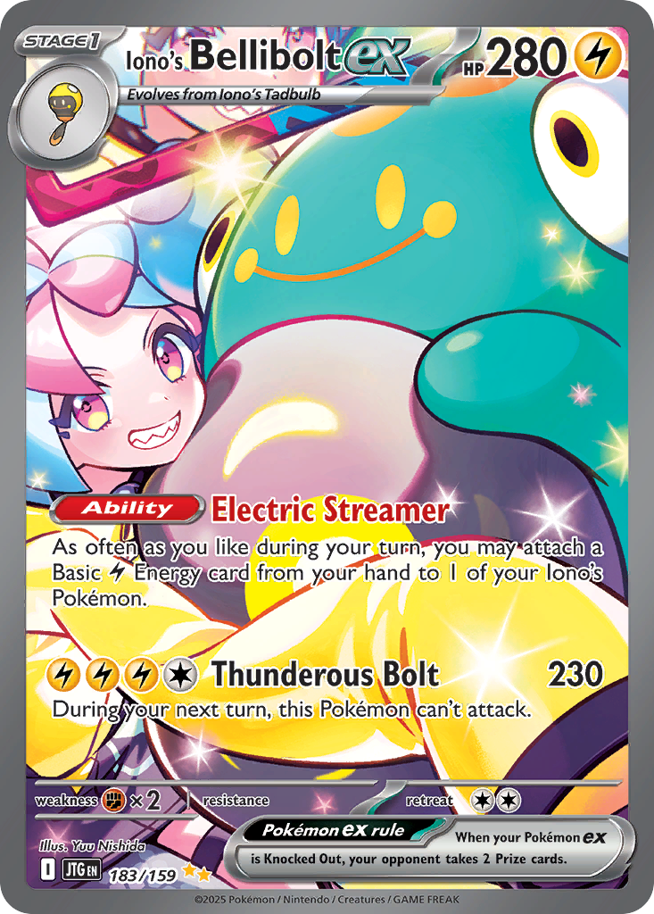 Bellibolt full art card by Yuu Nishida