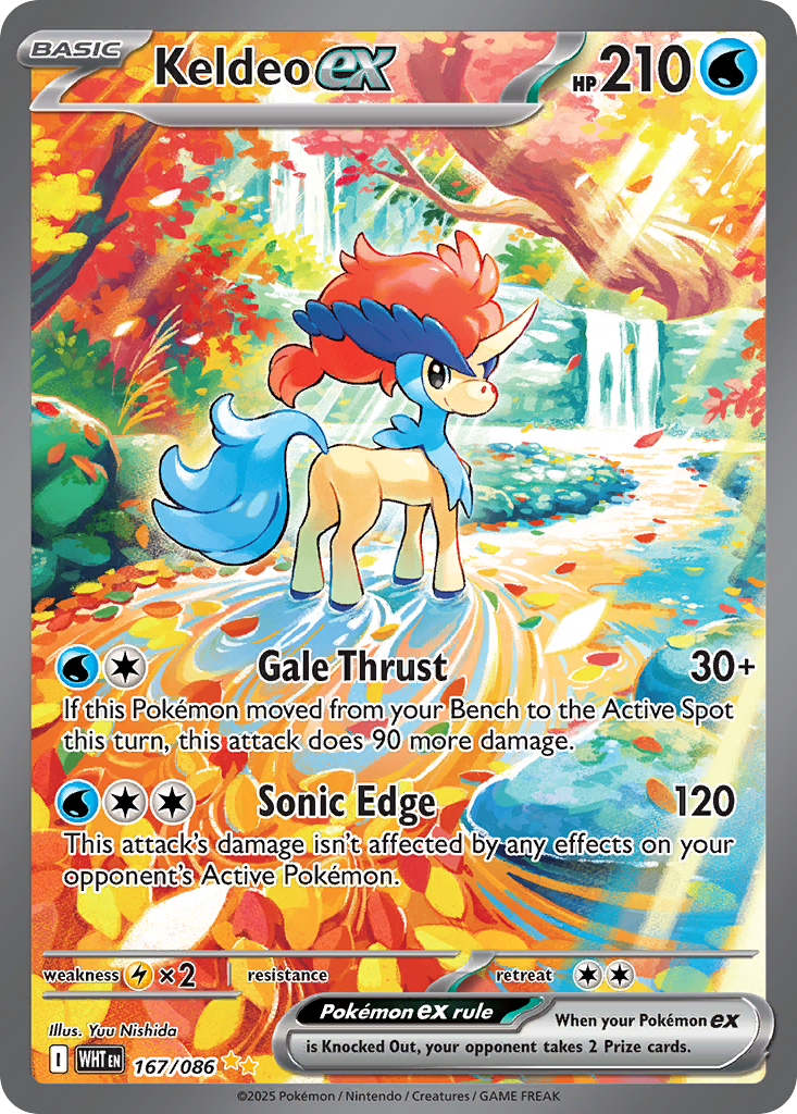 Keldeo ex card by Yuu Nishida
