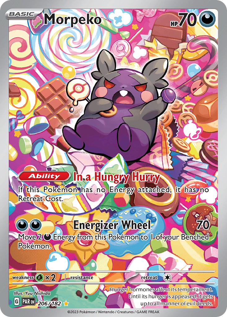 Morpeko full art card by Yuu Nishida